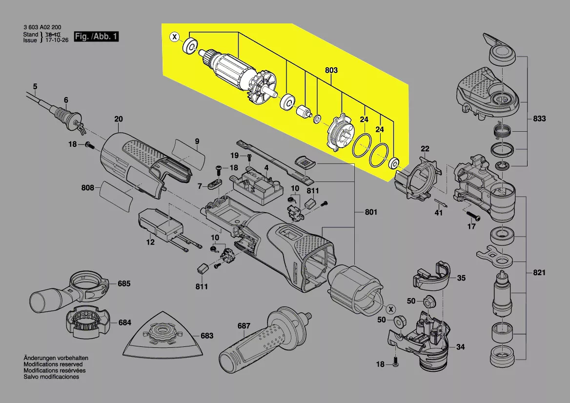 Induit réf. 1 607 000 C4Z Bosch